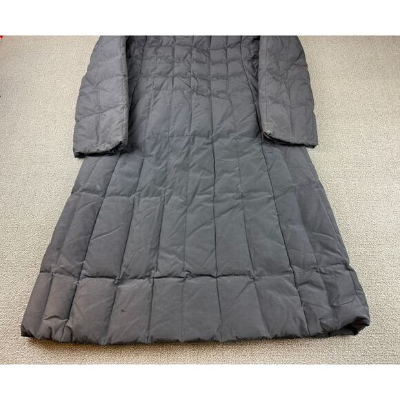 Post Card Women's 2 I38 GB4 Black Puffer Winter Coat Made In Romania - Picture 14 of 16